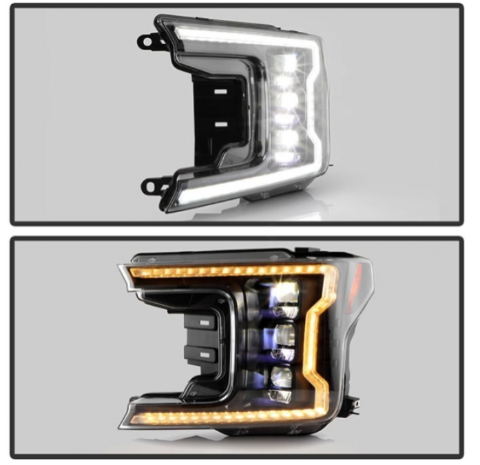 Spyder Black LED Headlights|BlessedPerformance.com