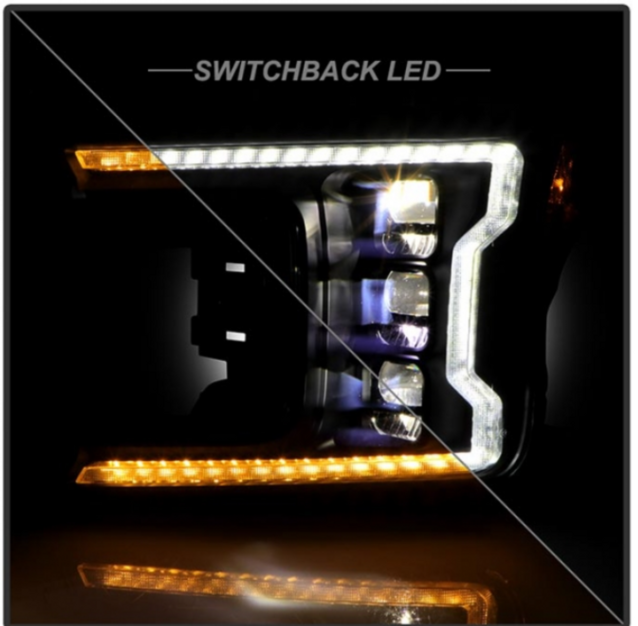 f*y様 Super Black FAC Spyder Black LED Headlights|BlessedPerformance.com