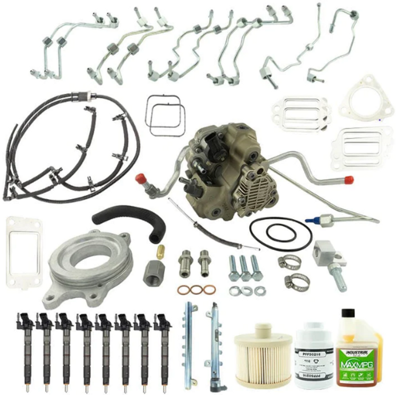 Industrial Injection LML Bosch Disaster Emission Intact  Kit w/CP3 Conversion Kit 2011-2016 Chevy/GMC 6.6L Duramax