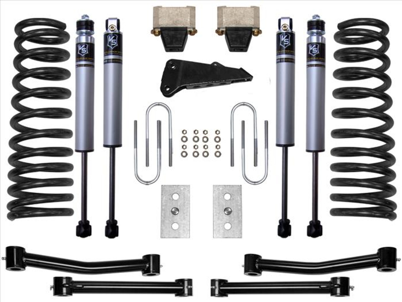  Icon Vehicle Dynamics 4.5" STAGE 1 SUSPENSION SYSTEM- 2003-2008 Dodge Ram 2500/3500 4WD (K214500T) Main View