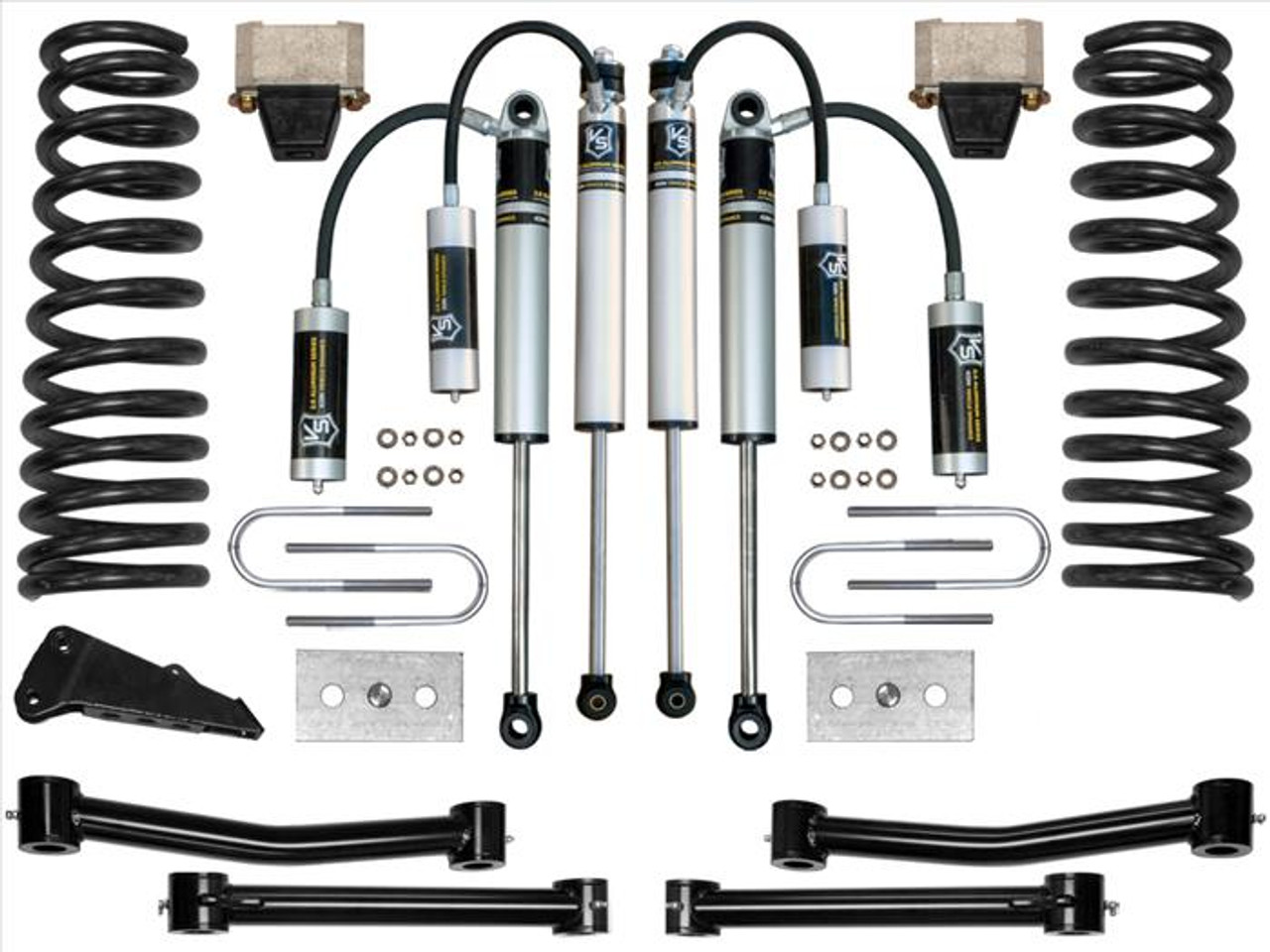  Icon Vehicle Dynamics 4.5" STAGE 2 SUSPENSION SYSTEM- 2003-2008 Dodge Ram 2500/3500 4WD (K214501T) Main View