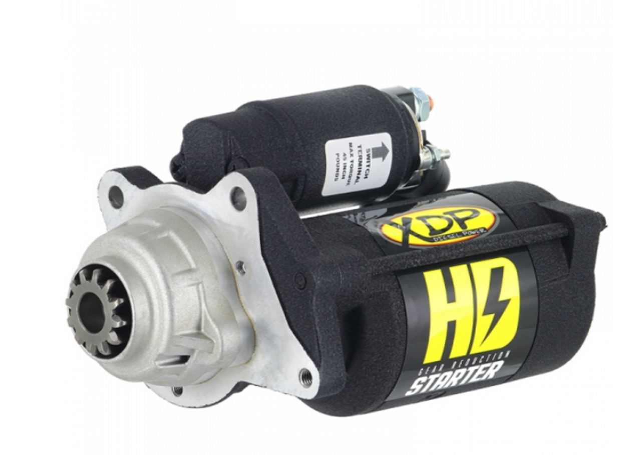 XDP Wrinkle Black HD Gear Reduction Starter 2011 to 2022 6.7L Powerstroke (XD254)-Main View