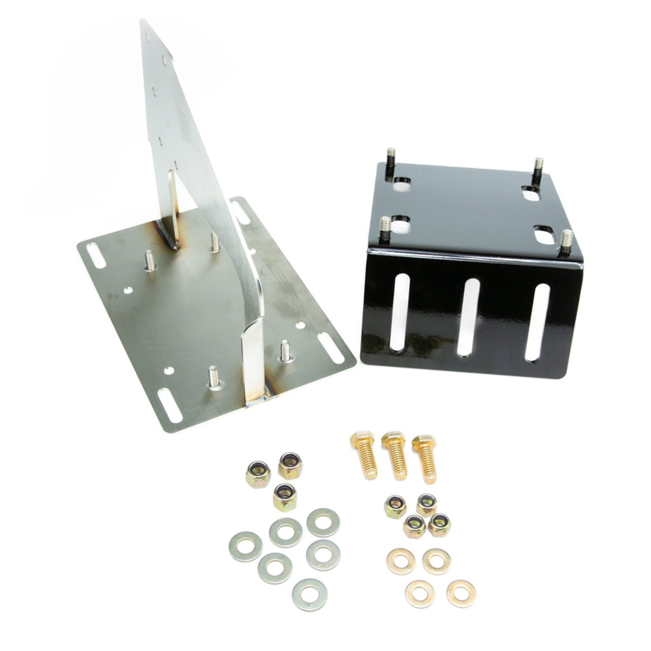 Driven Diesel OBS High Volume Fuel Delivery Kit (DUAL BOSCH : SUMP) for 1994 to 1997 OBS Ford 7.3L Powerstroke (DD-OBS-HVFDK-2P-SUMP-V3) Brackets/Caps View