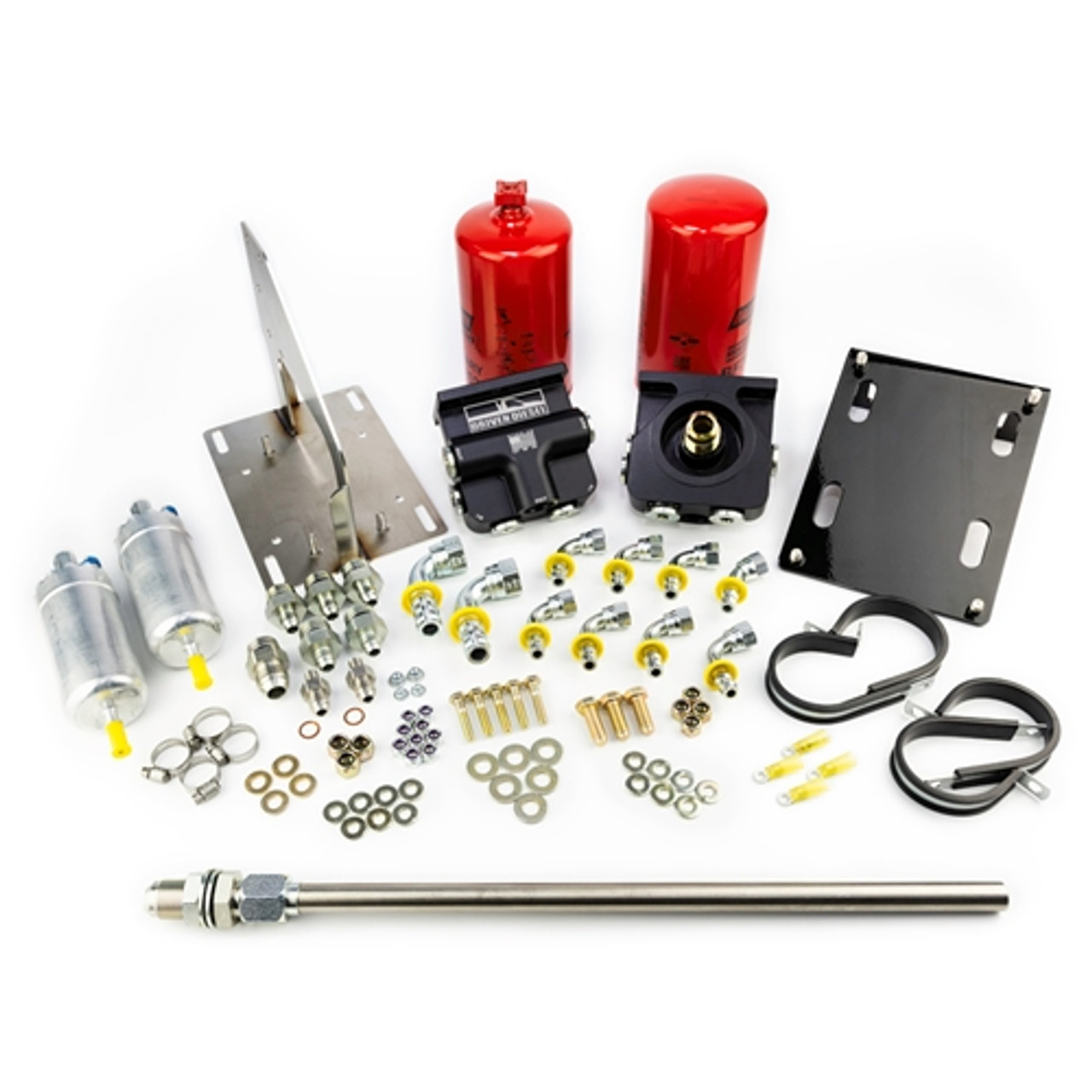  Driven Diesel SD High Volume Fuel Delivery Kit (DUAL BOSCH : 5/8 PICKUP) for 1999 to 2007 Ford 7.3/6.0L Powerstroke (DD-SD-HVFDK-2P-58-V2) Kit View