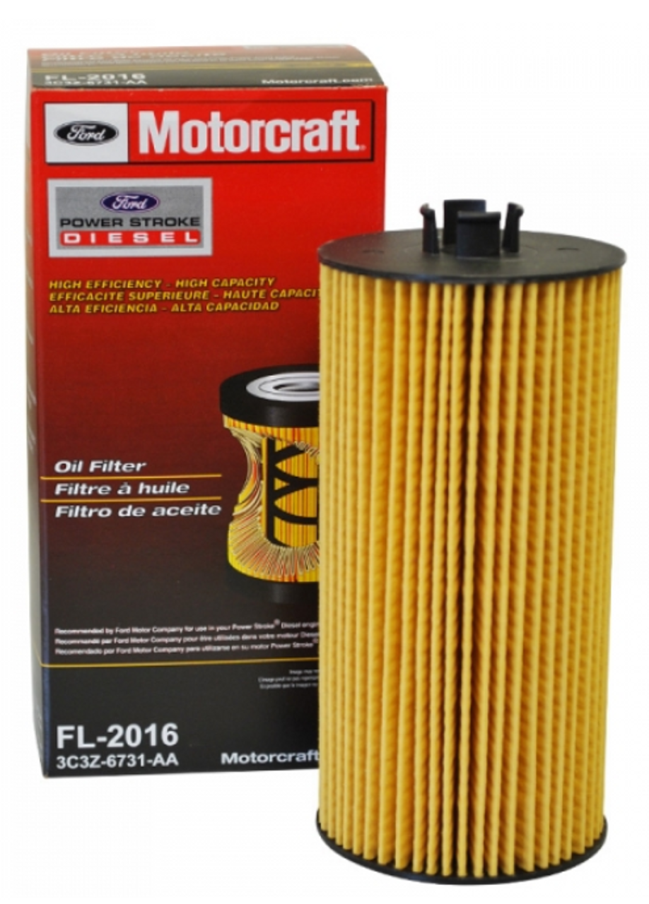 Ford Motorcraft Oil Filter 2003 to 2010 6.0L/6.4L Powerstroke (FOFL-2016)-Main View