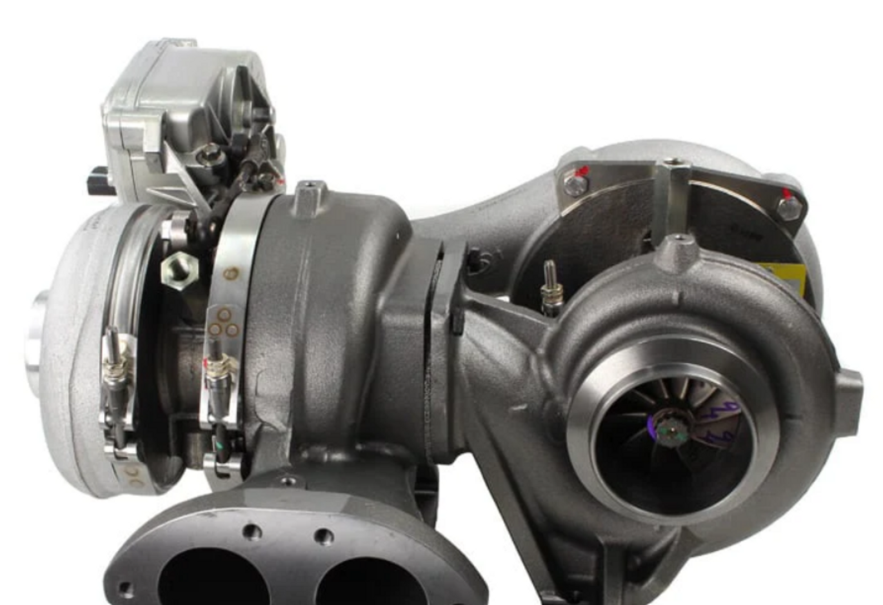  Industrial Injection Reman Stock Replace Compound Turbos for 2008 to 2010 Ford 6.4L Powerstroke (BW-479514) This View