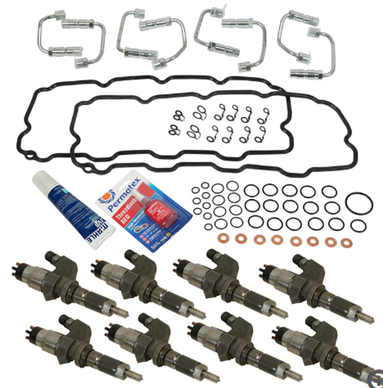 BD Power Injectors & Install Kit 2001 to 2004 GM 6.6L LB7 Duramax (1050180)-Main View