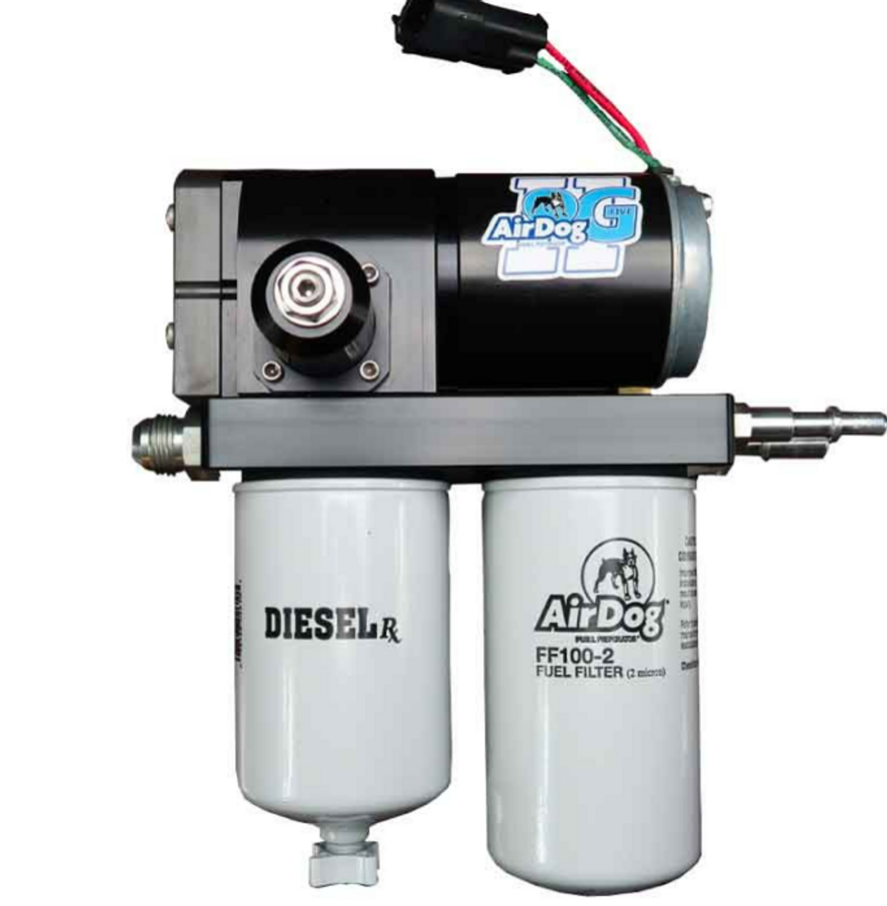 AirDog II-5G Lift Pump Diesel Fuel System 100 GPH for 2001-2010 6.6L Duramax (A7SPBC259) Mai nView 