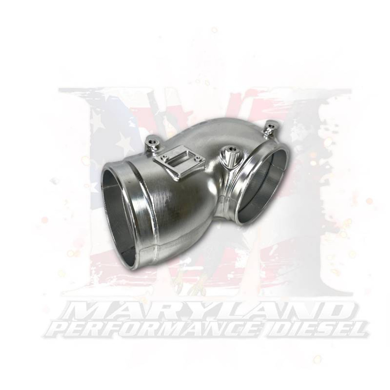 MPD Compound Kit for 2017 to 2019 Ford 6.7L Powerstroke (MPD-67-PSD-1719-CTK) Billet Intake View