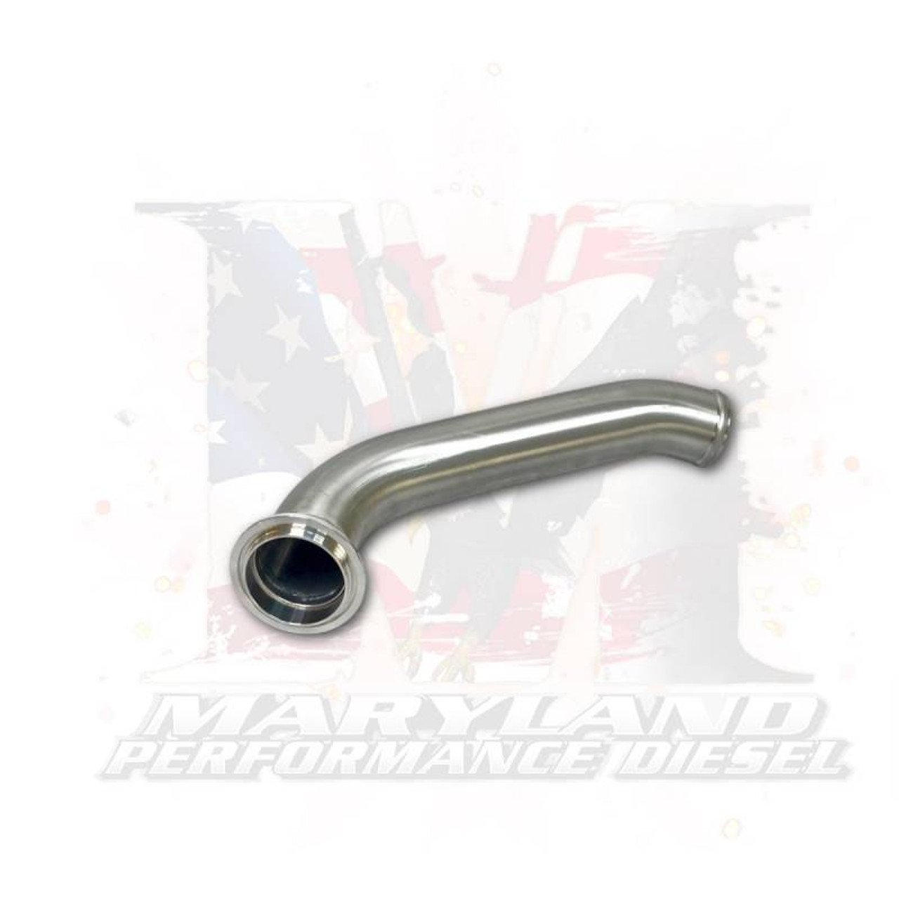 MPD Compound Kit for 2015-2016 Ford 6.7L Powerstroke - Charge Pipe View