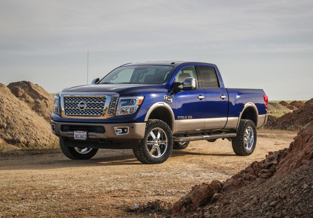 ReadyLift 3"F / 2"R SST LIFT KIT for 2016 to 2019 NISSAN TITAN XD 5.0L Diesel (69-4630) In Use View