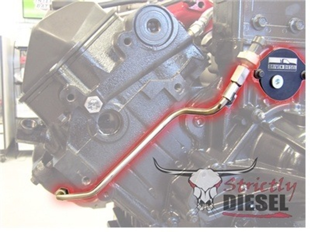 Driven Diesel HPOP Gear Access Cover Kit for Ford 7.3L Powerstroke (DD-73L-HPOPGearCoverKit) In Use View