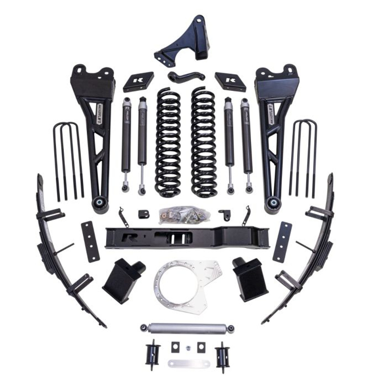 ReadyLift 8.5" LIFT KIT W/ FALCON SHOCKS AND RADIUS ARMS for 2017 to 2022 Ford F250/F350 4WD 6.7L Powerstroke - Main View