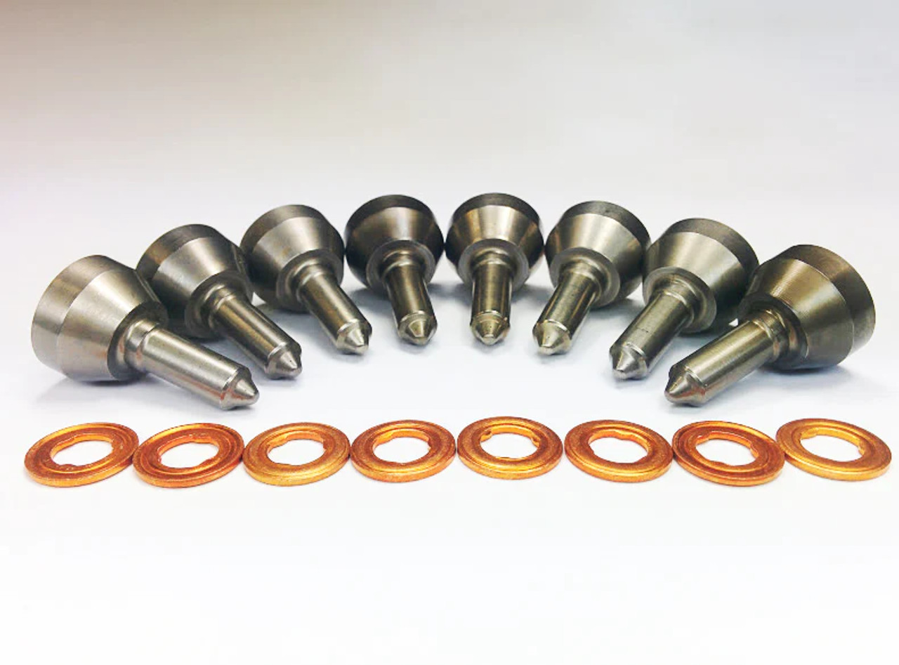 DDP STAGE 1 NOZZLE SET 15% OVER for 1998 to EARLY 1999 Ford 7.3L Powerstroke (DDP.NOZ-FD9899-15) Other View