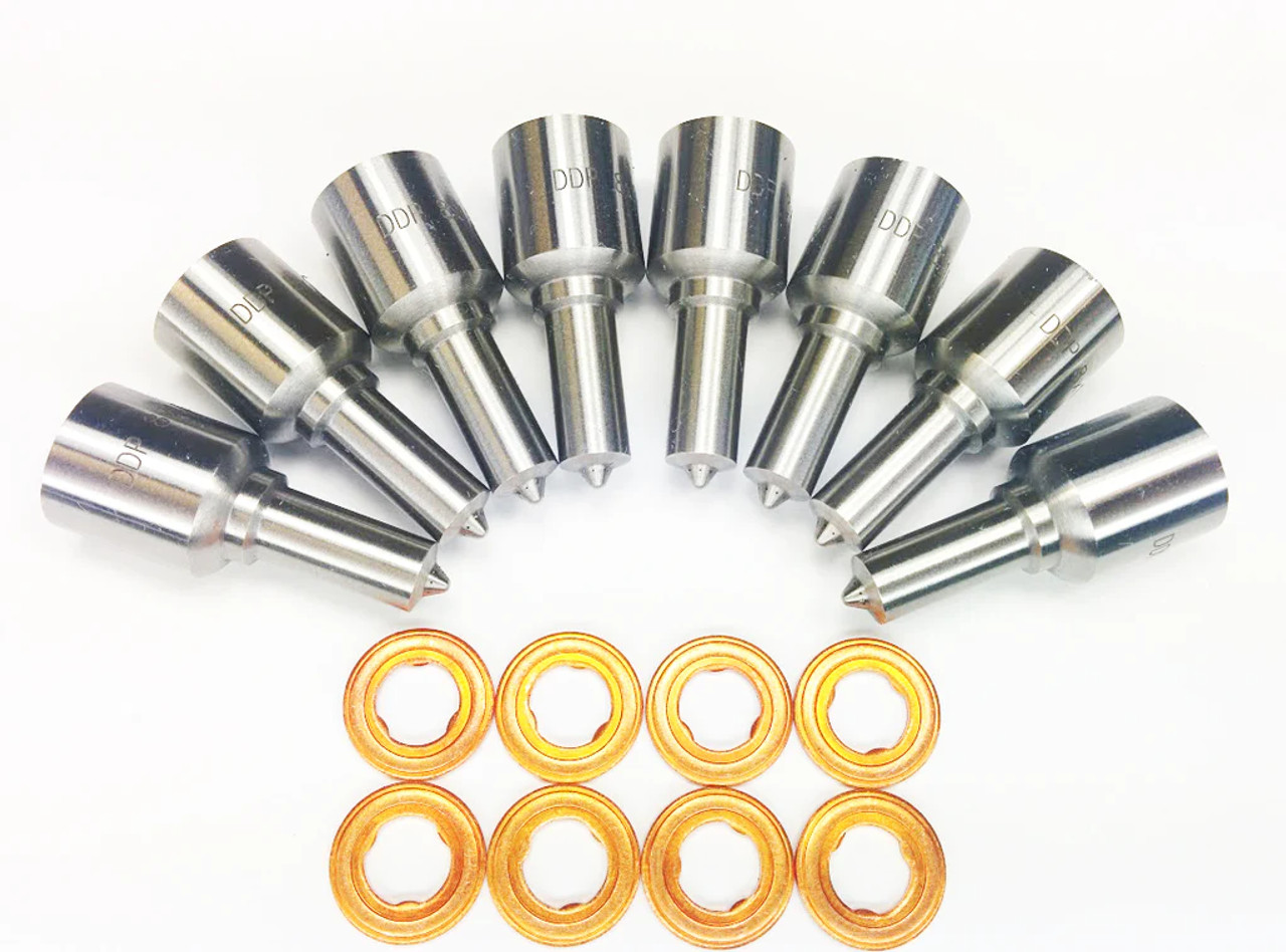  DDP Injector Nozzle Set 50HP 15% OVER for 2003 to 2007 Ford 6.0L Powerstroke (DDP.NOZ-FD60-15) Main View 