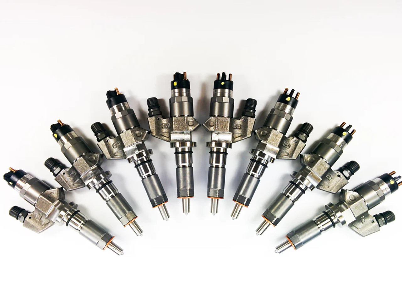 DDP BRAND NEW CLEAN CUSTOM INJECTOR SET for 2001 to 2004 LB7 6.6L Duramax (DDP.NLB7-SM)
