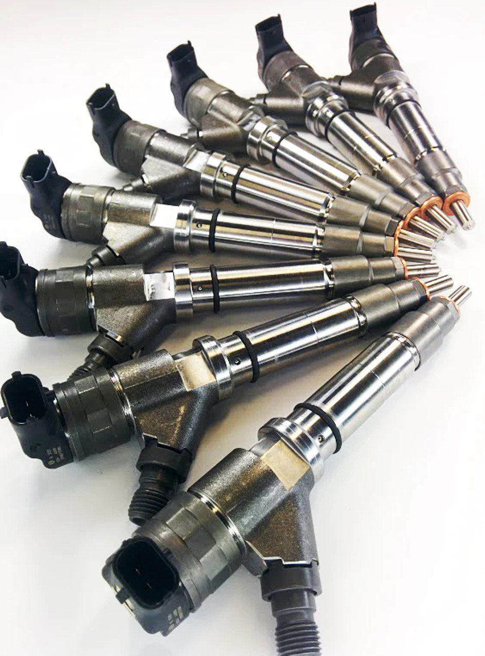 DDP REMAN INJECTOR SET 100% OVER for 2004.5 to 2005 LLY 6.6L Duramax (DDP.LLY-200) New VIew 