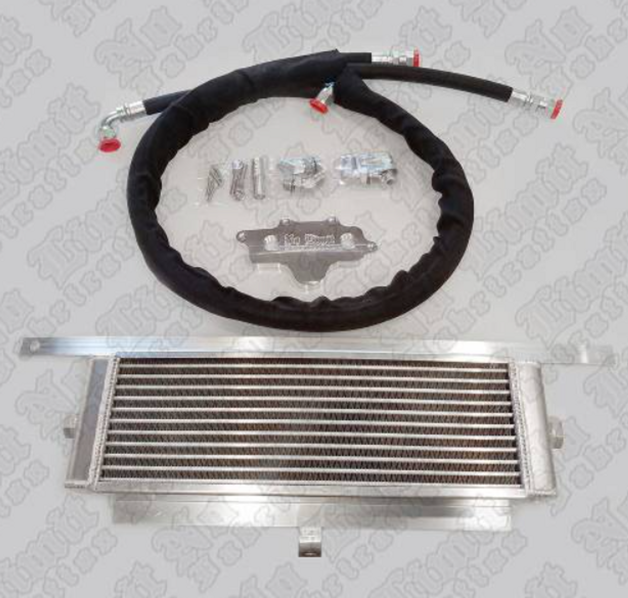 No Limit Fabrication Oil Cooler Relocation Kit 2011 to 2016 6.7L Powerstroke (67OCRK)-Main View