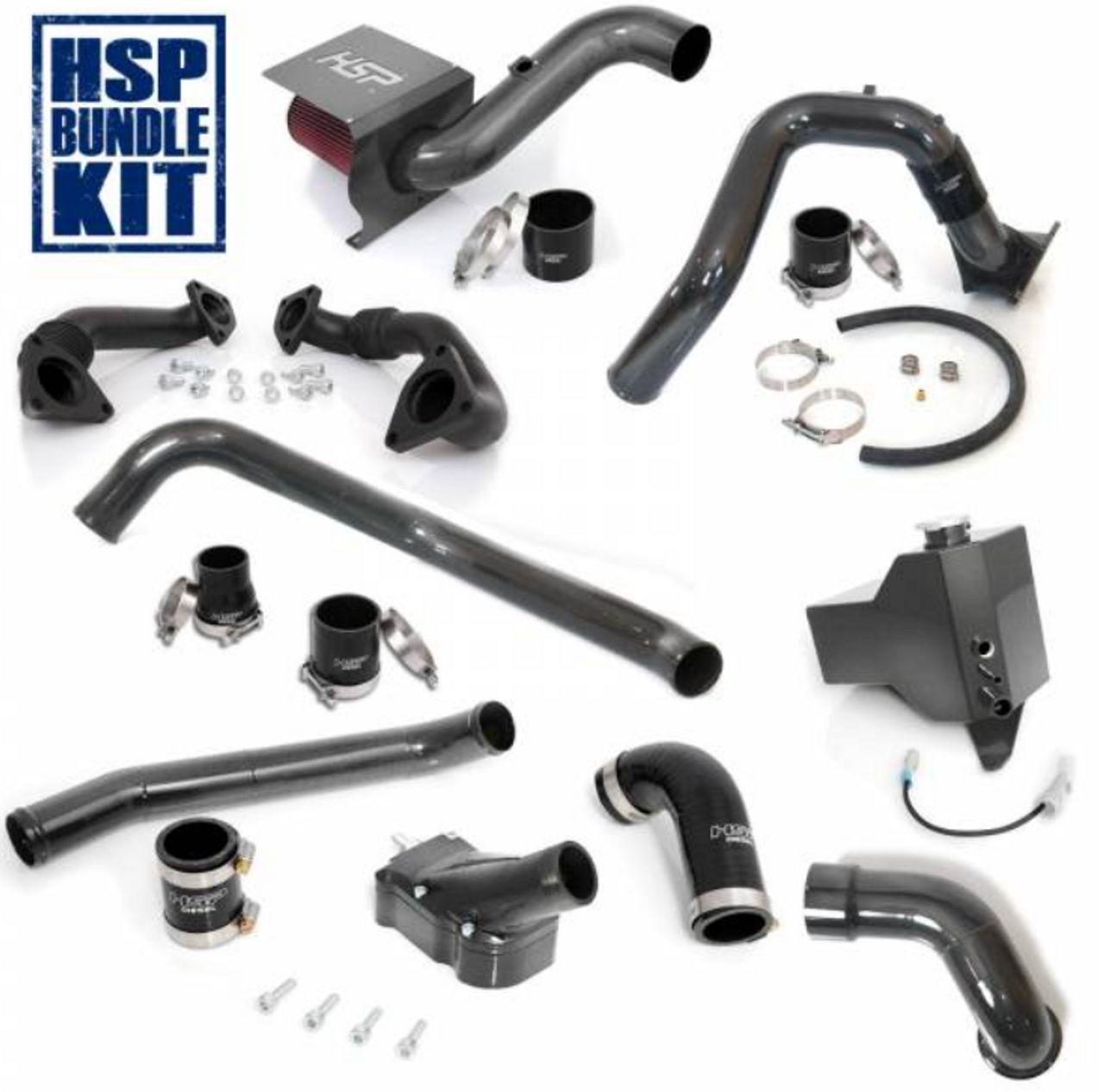 HSP Deluxe Max Air Flow Bundle 2006 to 2007 6.6L LBZ Duramax (384-HSP)-Main View