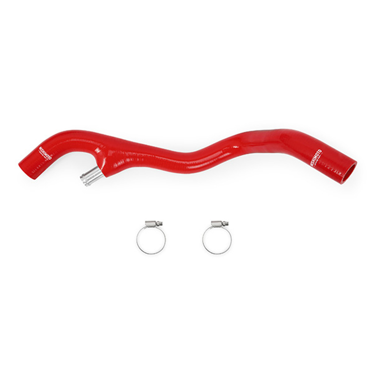 Mishimoto Lower Coolant Overflow Hose 2003 to 2004 6.0L Powerstroke-Red