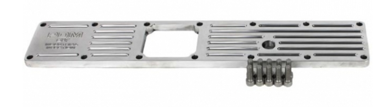 Industrial Injection Polished Billet Intake Plate 1989 to 1998 5.9L Cummins (IIPDM-08172)-Main View