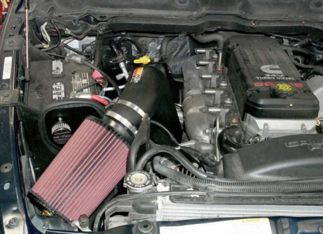 K&N FIPK Air Intake System Dodge 2003-2007 (KN57-1532)-In Use View