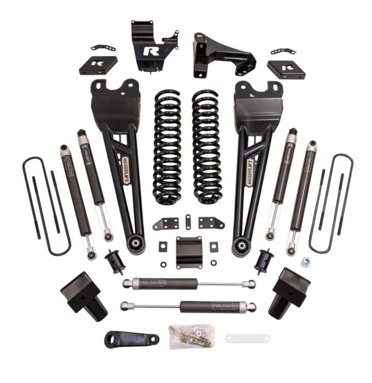 Ready Lift 6" COIL SPRING LIFT KIT WITH FALCON SHOCKS AND RADIUS ARMS for 2023 FORD SUPER DUTY F250/F350 4WD (49-23621) Main View