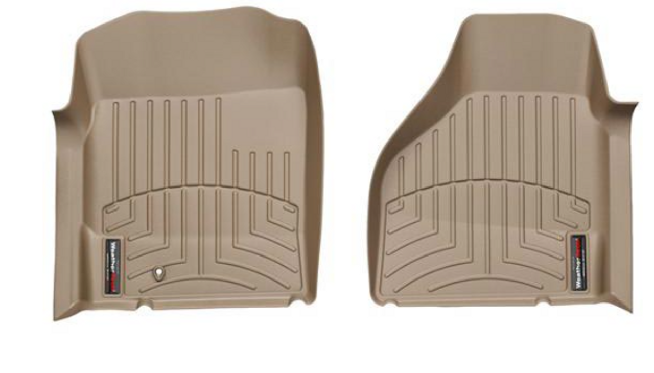 WeatherTech DigitalFit Front Floor Liner 2003 to 2009 Ram 2500/3500 4WD (Automatic)-Tan View