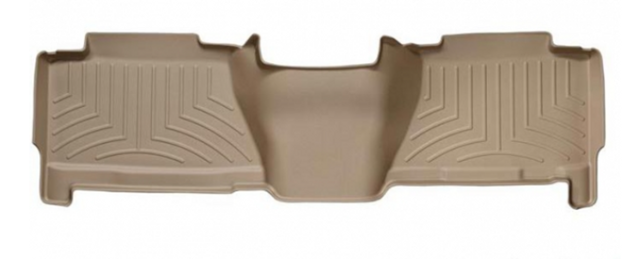 WeatherTech DigitalFit 2nd Row Floor Liner 2001 to 2007 Silverado/Sierra (Crew Cab)-Tan View