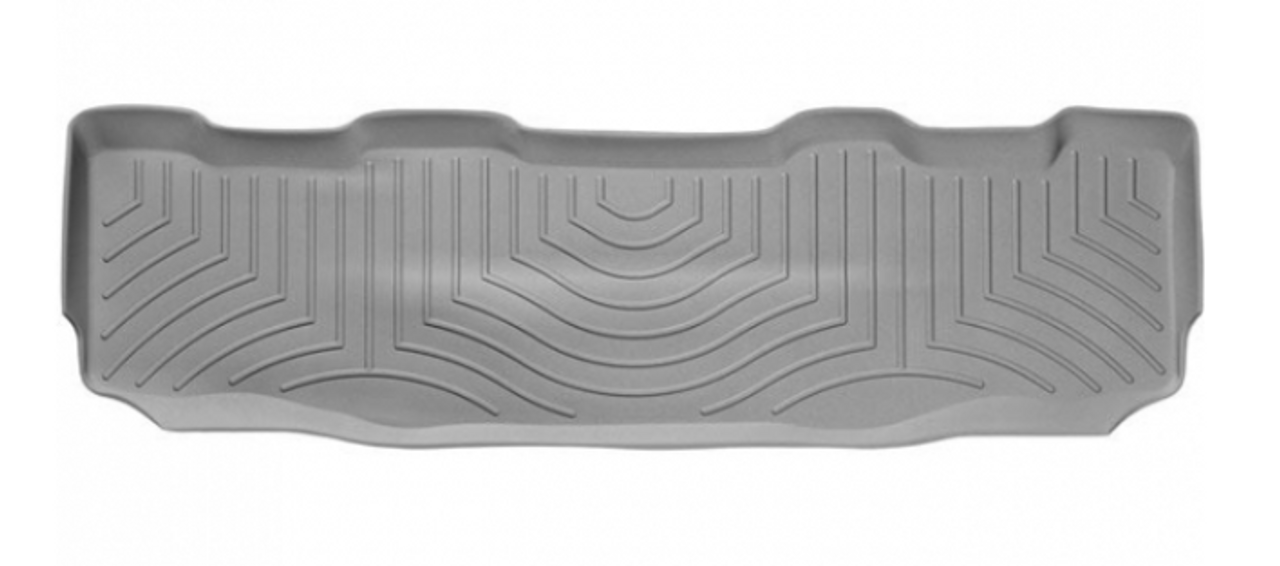 WeatherTech DigitalFit 2nd Row Floor Liner 1999 to 2010 Ford Super Duty (Crew Cab)-Grey View