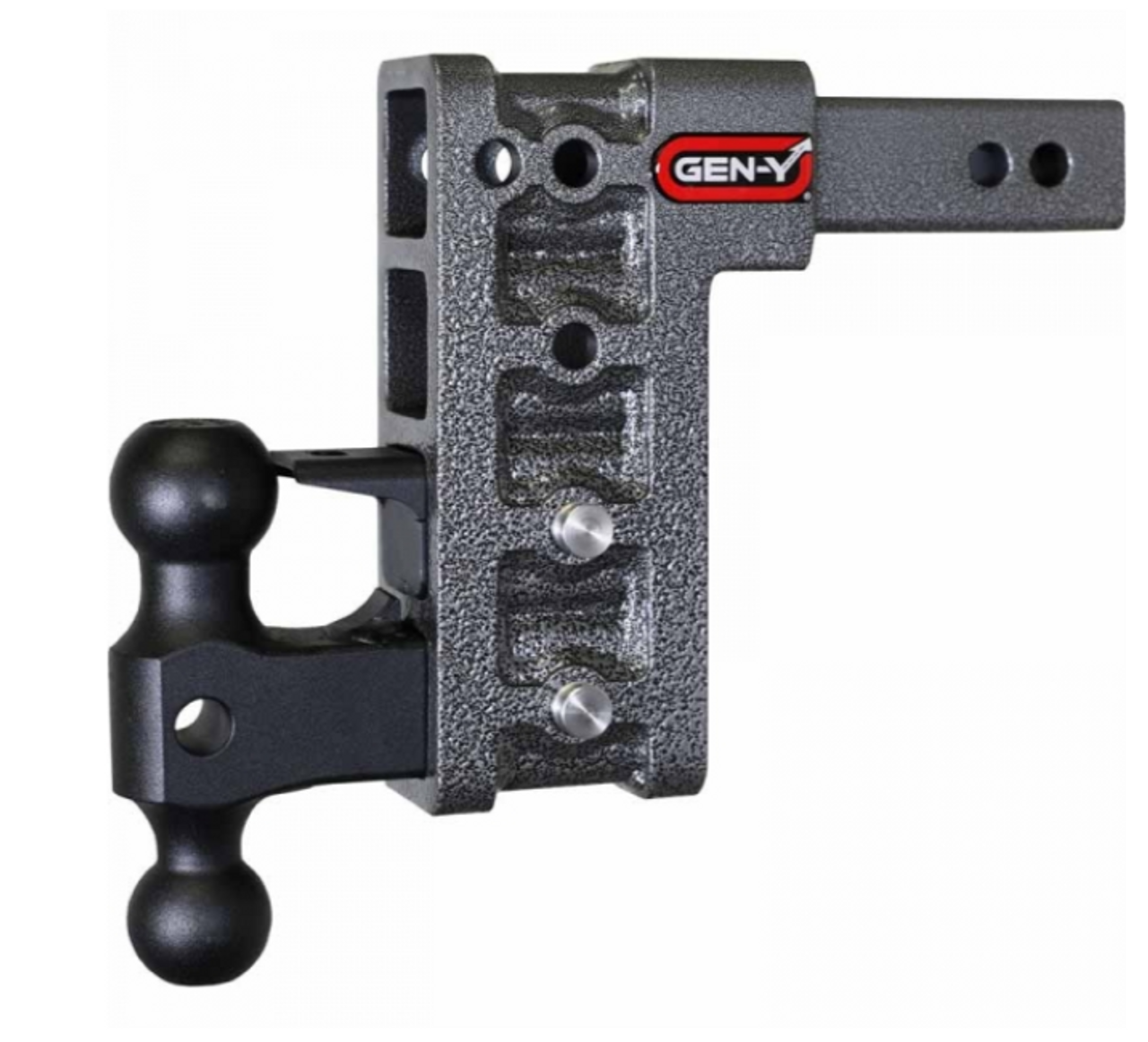GEN Y Hitch Mega-Duty 16K Drop Hitch With Pintle Lock 7.5" Drop (Universal 2" Shank; 16,000 LB Towing Capacity; 2,000 LB Tongue Weight) (GH-524)-Main View