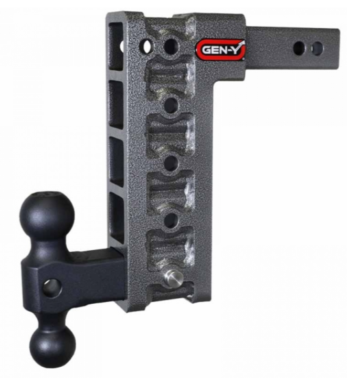 GEN Y Hitch Mega Duty 10K Drop Hitch W/Dual Ball 10" Drop Universal 2" Shank 10,000 LB Towing Capacity (1,500 LB Tongue Weight) (GH-315)-Main View