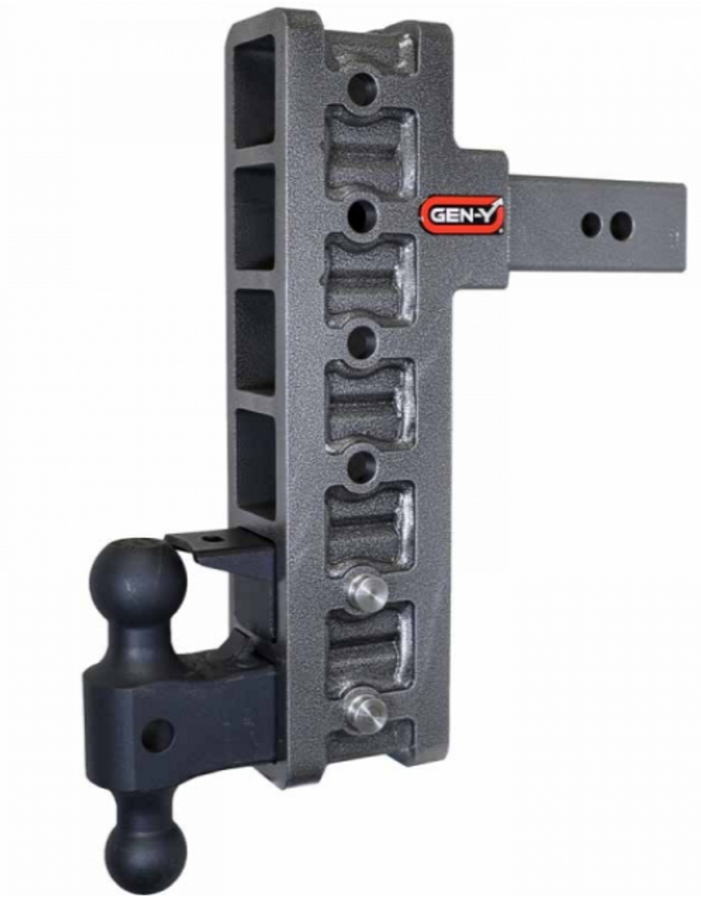 GEN Y Hitch Mega Duty 32K Drop Hitch W/Pintle Lock 12" Offset (Universal 2.5" Shank; 32,000 LB Towing Capacity) 35,000 LB Tongue Weight (GH-1926)-Main View