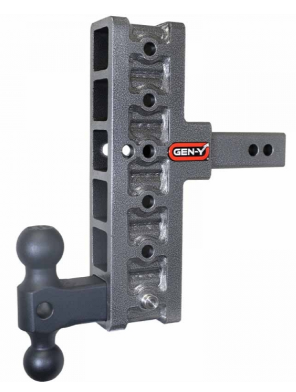 GEN Y Hitch Mega Duty 10K Drop Hitch W/Ball 7.5" Offset Drop (Universal 2" Shank 10,000 LB Towing Capacity) 1,500 LB Tongue Weight (GH-416)-Main View