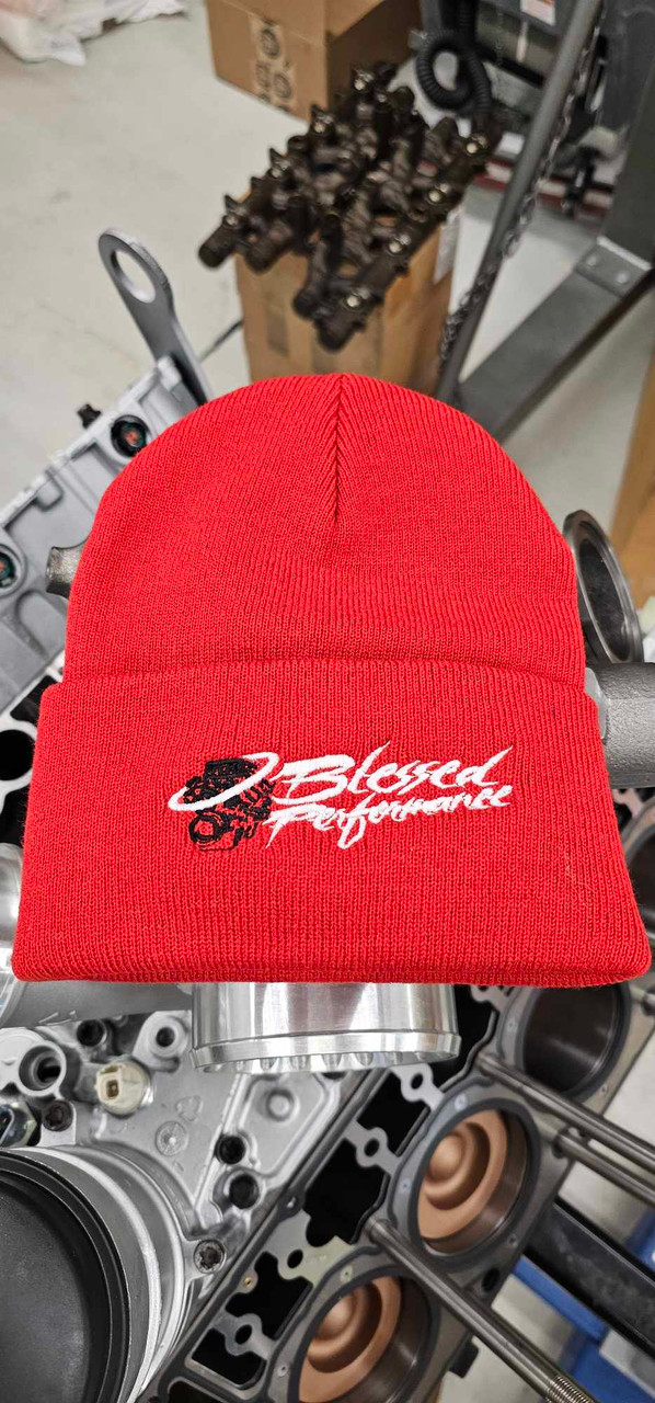 Blessed Performance Red Winter Beanie - This View