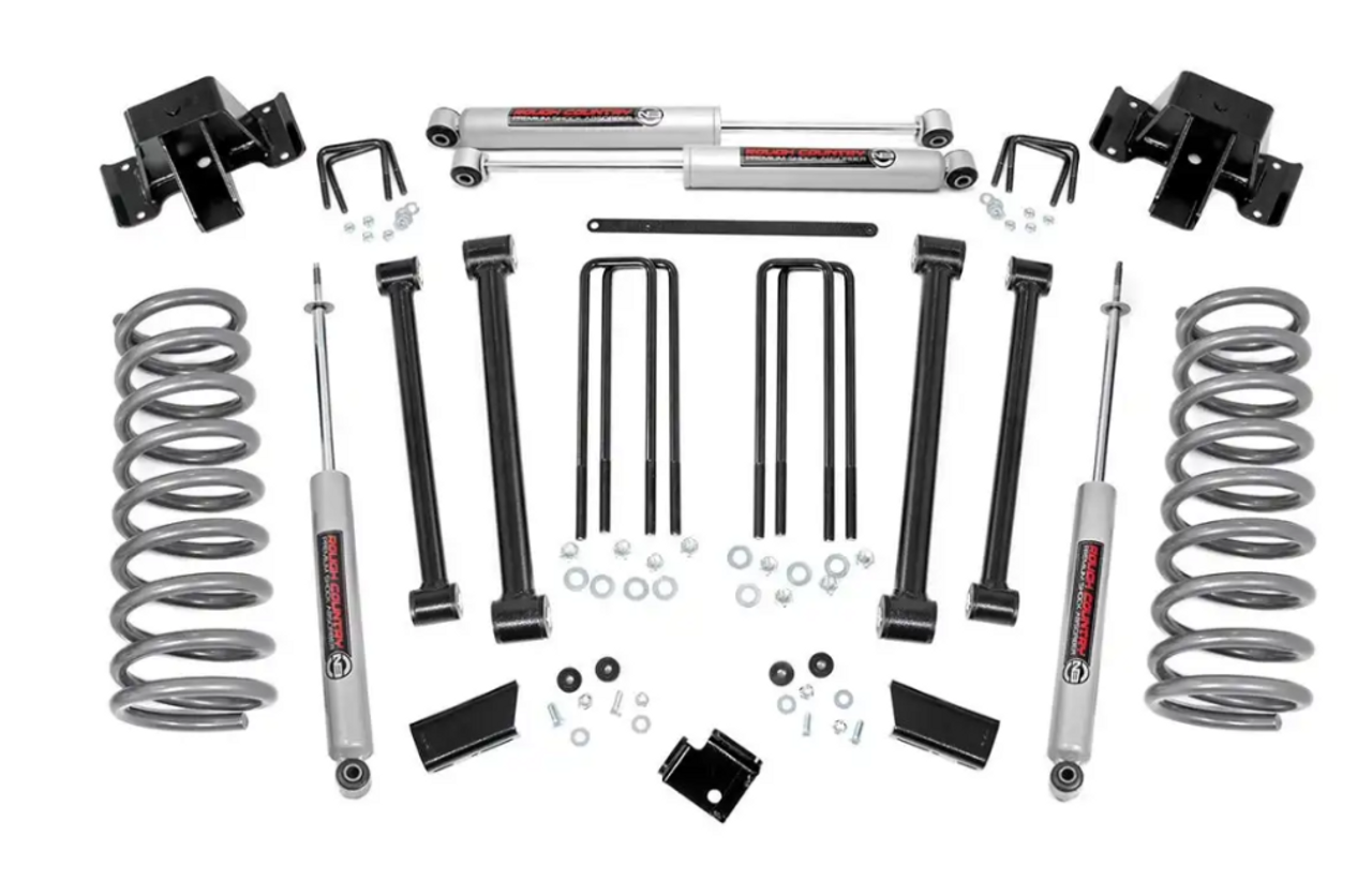 Rough Country 3 Inch Lift Kit 1994 to 2002 Dodge 2500 4WD (351.20)-Main View