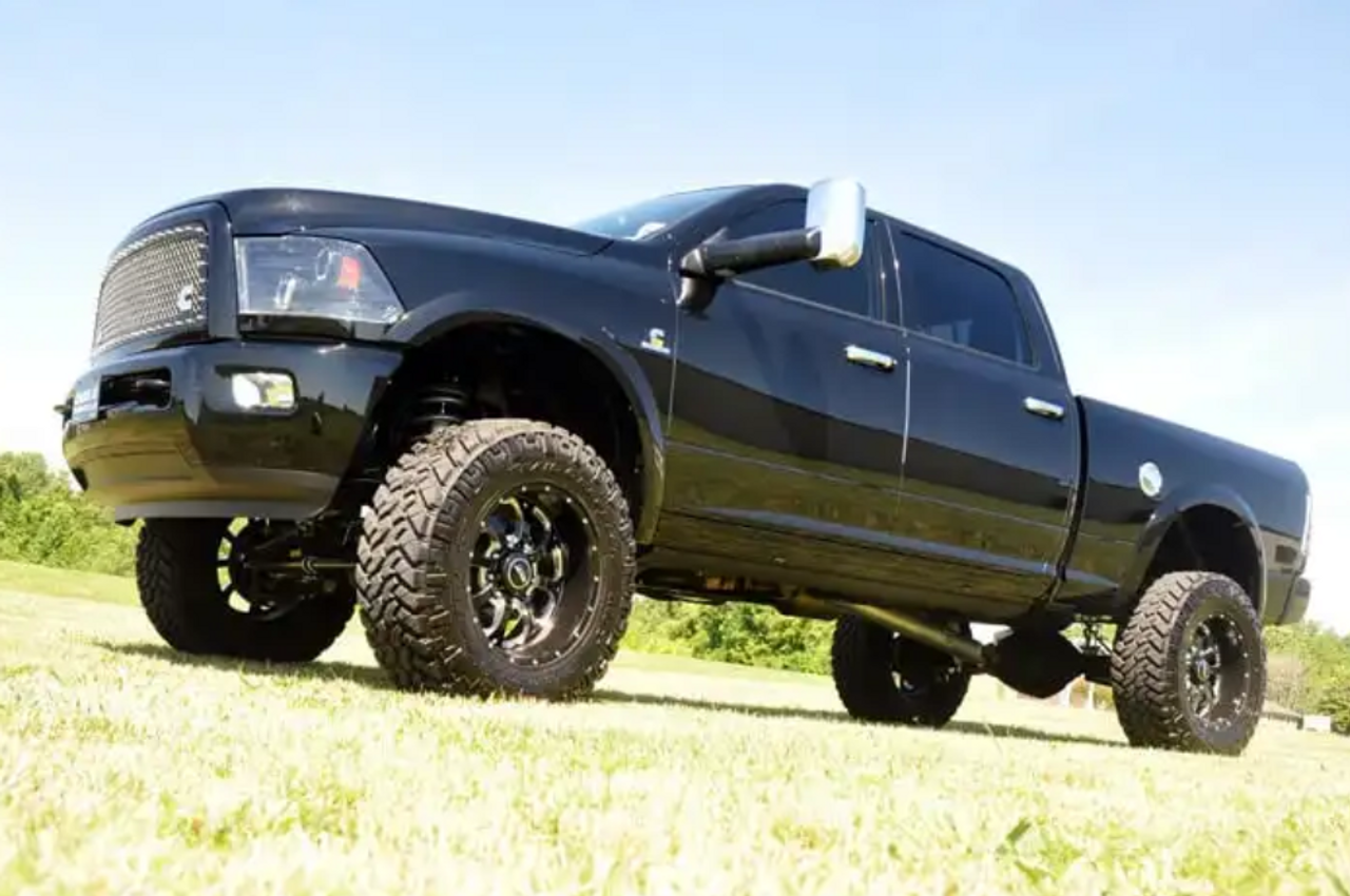 Rough Country 5 Inch Lift Kit 2011 to 2023 Ram 2500 Mega Cab 4WD (348.23)-In Use View