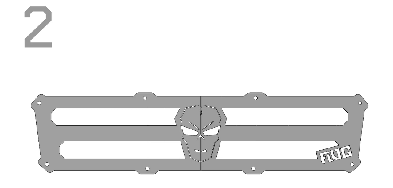  Flog Industries Steel Demon Series 92-98 Ford F250-350 Front Bumper - Grille 2 