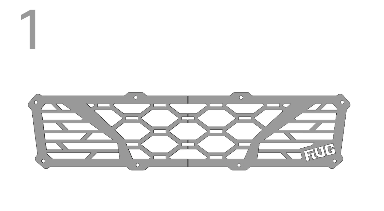  Flog Industries Steel Demon Series 92-98 Ford F250-350 Front Bumper - Grille 1 