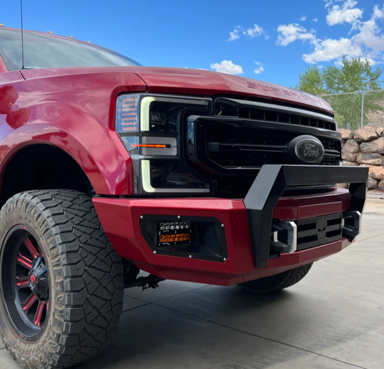  Flog Industries Steel Demon Series 92-98 Ford F250-350 Front Bumper - Installed Ford