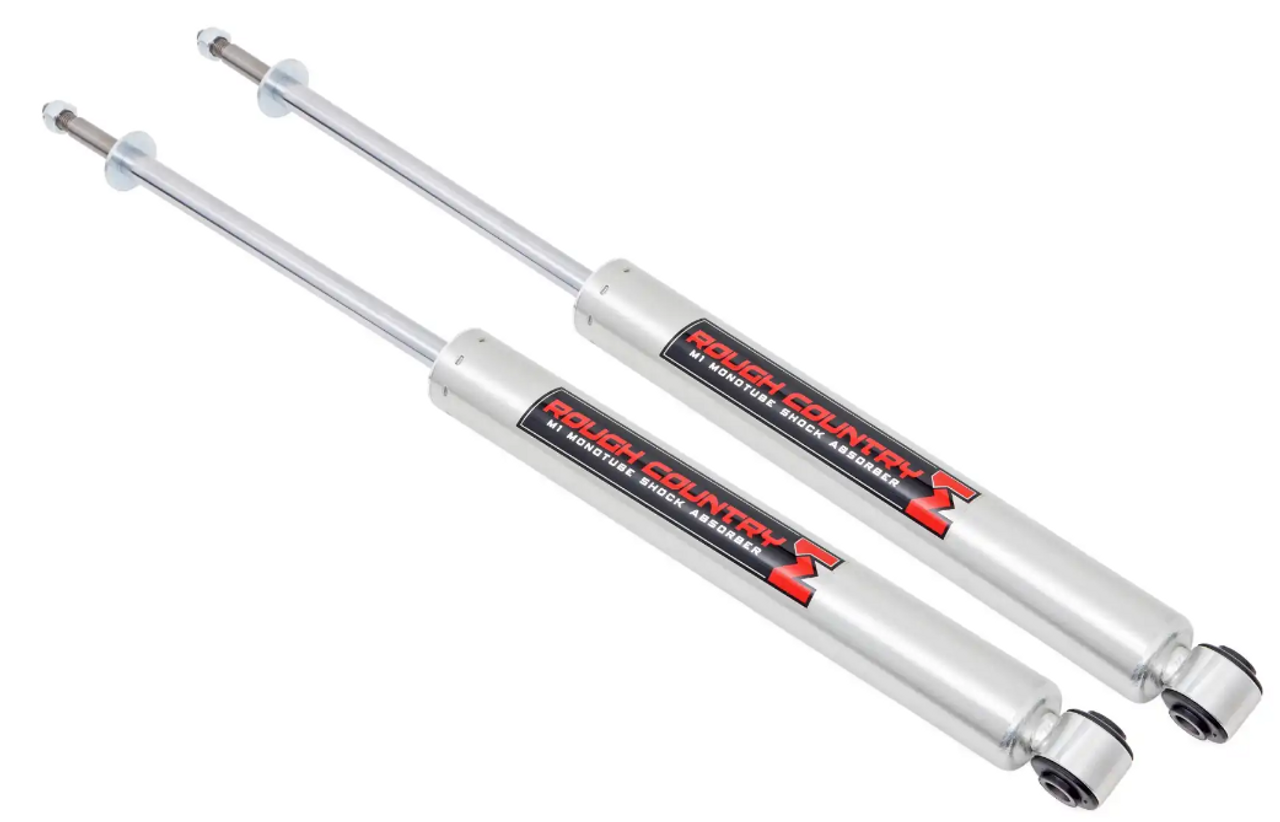 Rough Country M1 Monotube Front Shocks 2"-3" 1994 to 2002 Ram 3500 4WD (770783_D)-Main View
