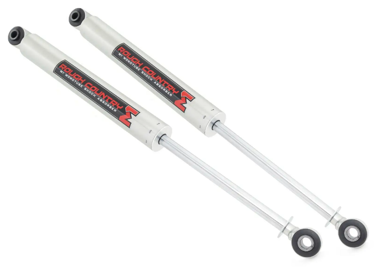 Rough Country M1 Monotube Rear Shocks 0-3" 2010 to 2013 Ram 2500 2WD/4WD (770782_A)-Main View