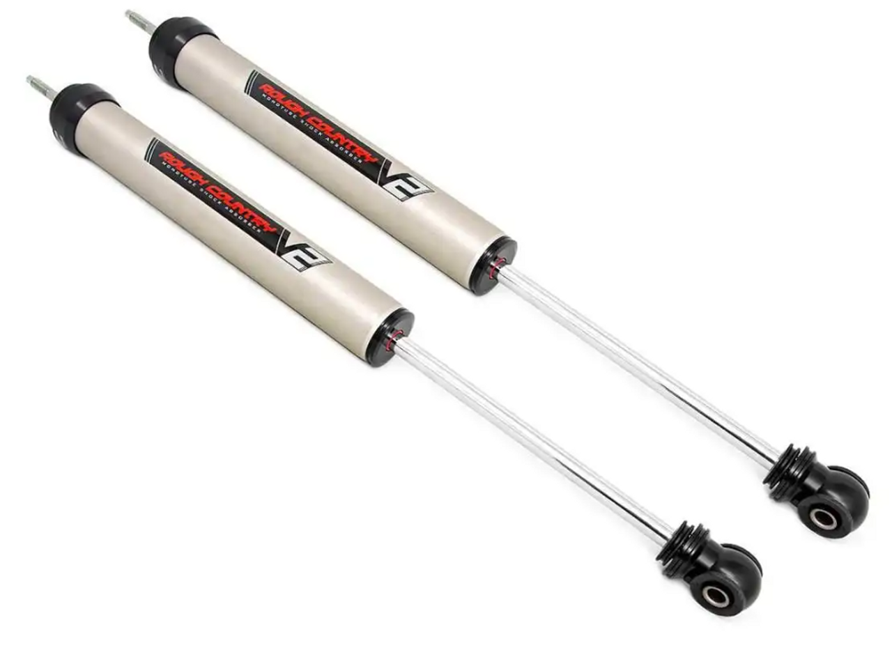 Rough Country V2 Front Shocks 6.5"-8" 1994 to 2002 Ram 2500/3500 4WD (760757_E)-Main View