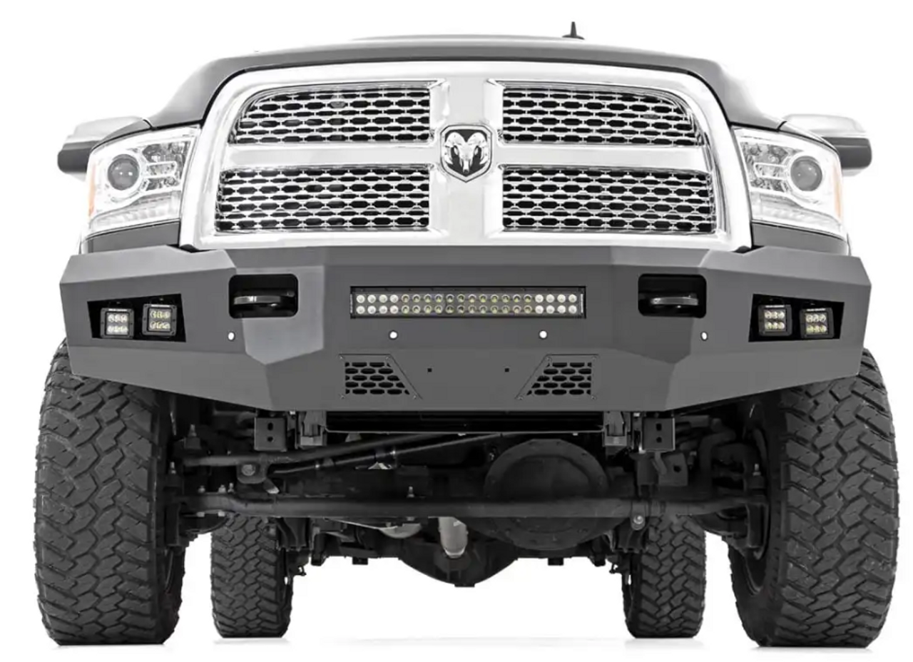 Rough Country Front Bumper 2010 to 2018 Ram 2500/3500 2WD/4WD (10785)-In Use View