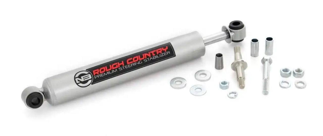 Rough Country N3 Steering Stabilizer 2010 to 2012 Ram 2500 4WD (8732330)-Main View