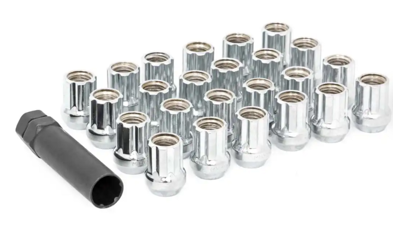 Rough Country Lug Nut Set (9/16x18| 32 Qty| Chrome| Open End) (9161832CHOE)-Main View