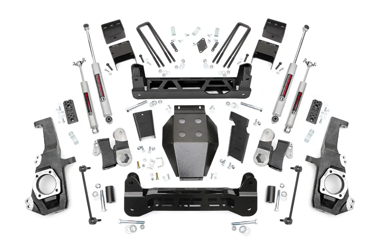 Rough Country 5 Inch Lift Kit 2020 to 2024 Chevy/GMC 2500HD-Main View