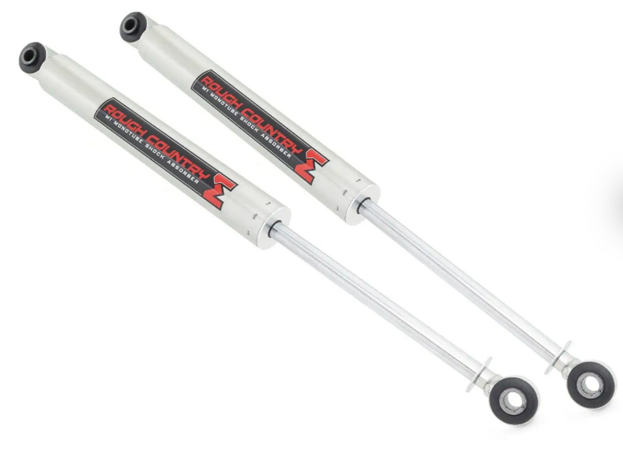 Rough Country M1 Monotube Rear Shocks (0-3.5") 2001 to 2024 Chevy/GMC 2500HD/3500HD (770782_D)-Main View
