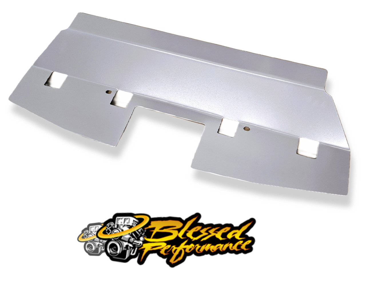  Blessed Performance HD Aluminum Air Deflector 2010-2018 Dodge Ram Cummins 6.7L 2500/3500/4500 (BPHDAD6.7C10-18) Iconic Silver VIEW