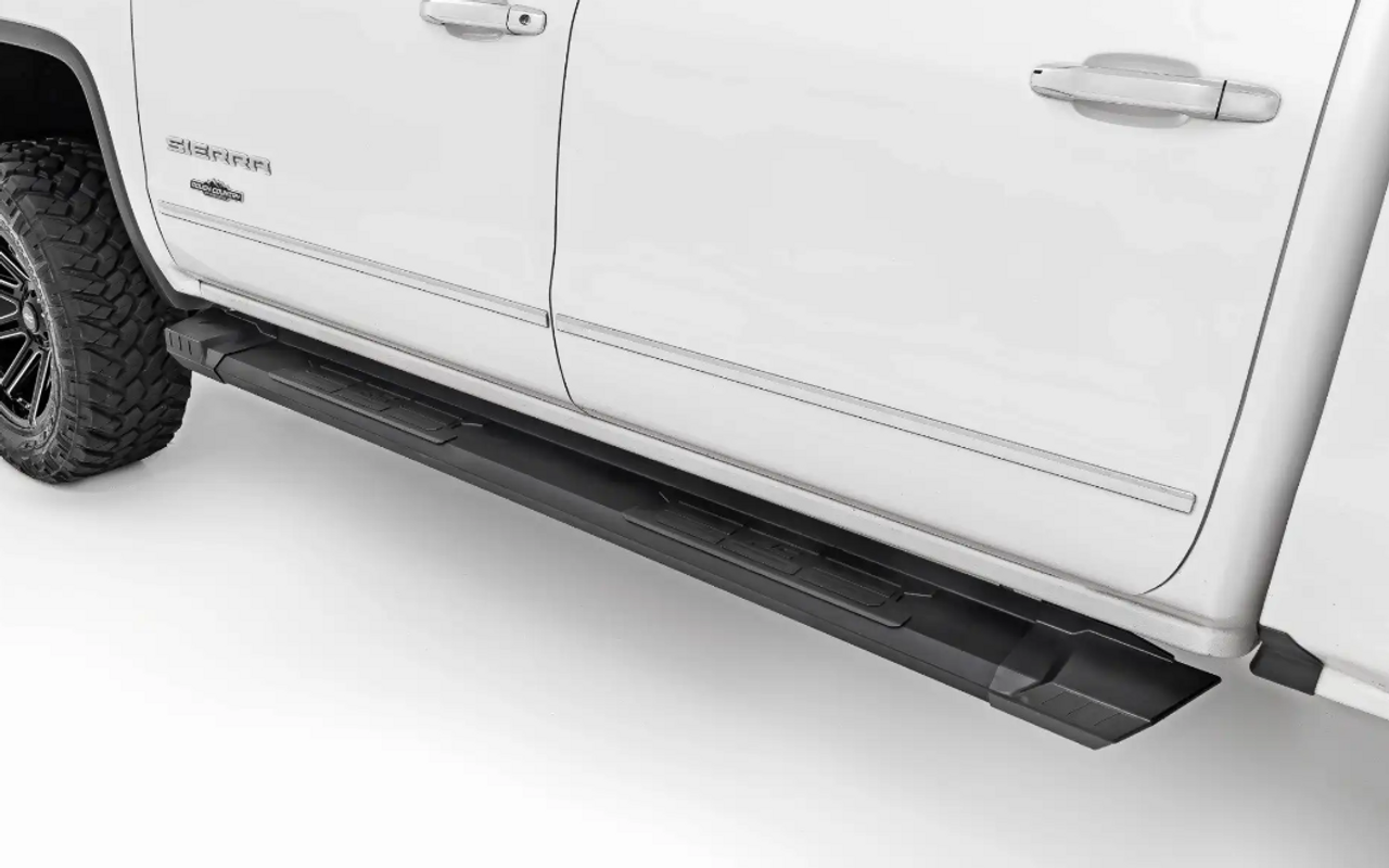 Rough Country HD2 Aluminum Running Boards 2007 to 2019 Chevy/GMC 2500HD/3500HD-Main View